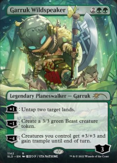 Garruk Wildspeaker Secret Lair Drop - Li'l Walkers Art